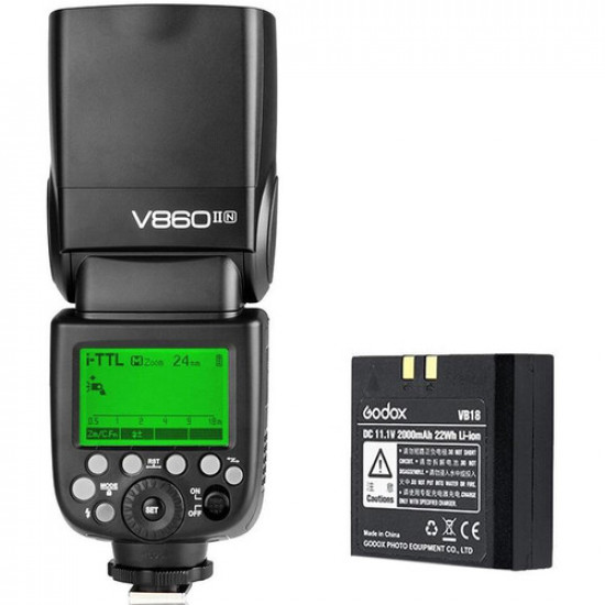 Godox V860IIN TTL Li-Ion Flash Kit for Nikon Cameras Godox V860IIN TTL Li-Ion Flash Kit for Nikon Cameras