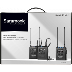 SARAMONIC UWMIC9S KIT2 WIRELESS MICROPHONE SYSTEM (TX+TX+RX) SARAMONIC UWMIC9S KIT2 WIRELESS MICROPHONE SYSTEM (TX+TX+RX)