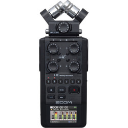 Zoom H6 All Black 6-Input / 6-Track Portable Handy Recorder with Single Mic Capsule (Black) Zoom H6 All Black 6-Input / 6-Track Portable Handy Recorder with Single Mic Capsule (Black)