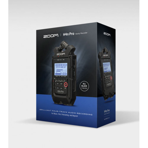 Zoom H4n Pro 4-Input / 4-Track Portable Handy Recorder with Onboard X/Y Mic Capsule (Black)