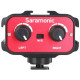 Saramonic SR-AX100 Universal Dual Channels Microphone Amplifier Audio Mixer Adapter Saramonic SR-AX100 Universal Dual Channels Microphone Amplifier Audio Mixer Adapter