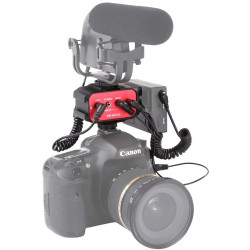 Saramonic SR-AX100 Universal Dual Channels Microphone Amplifier Audio Mixer Adapter Saramonic SR-AX100 Universal Dual Channels Microphone Amplifier Audio Mixer Adapter