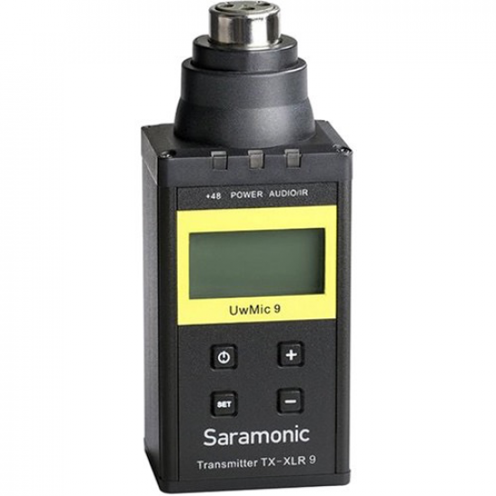 Saramonic TX-XLR9 Plug-On XLR Transmitter for UwMic9 UHF Wireless Mic System Saramonic TX-XLR9 Plug-On XLR Transmitter for UwMic9 UHF Wireless Mic System