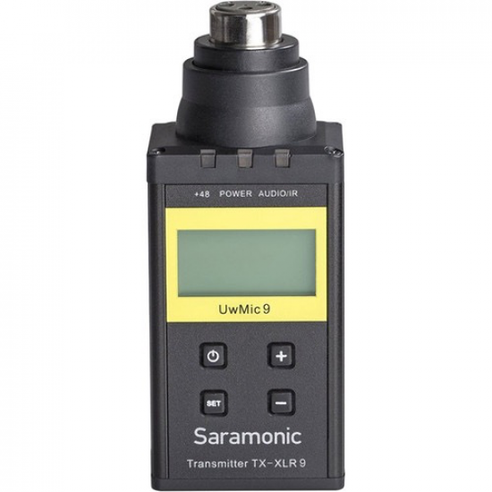 Saramonic TX-XLR9 Plug-On XLR Transmitter for UwMic9 UHF Wireless Mic System Saramonic TX-XLR9 Plug-On XLR Transmitter for UwMic9 UHF Wireless Mic System