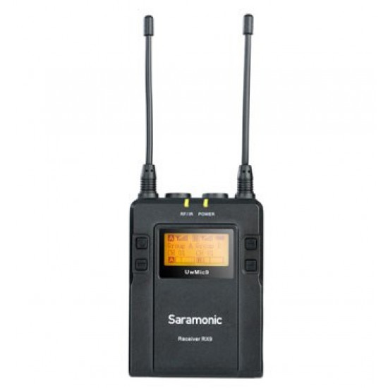 Saramonic Dual-Channel Receiver RX9 for UwMic9 wireless audio system Saramonic Dual-Channel Receiver RX9 for UwMic9 wireless audio system