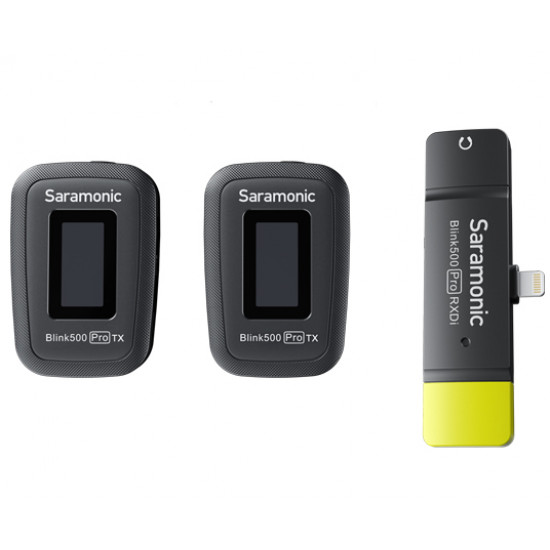 Saramonic Blink 500 Pro B4 Dual-Channel 2.4G Wireless Microphone System Saramonic Blink 500 Pro B4 Dual-Channel 2.4G Wireless Microphone System