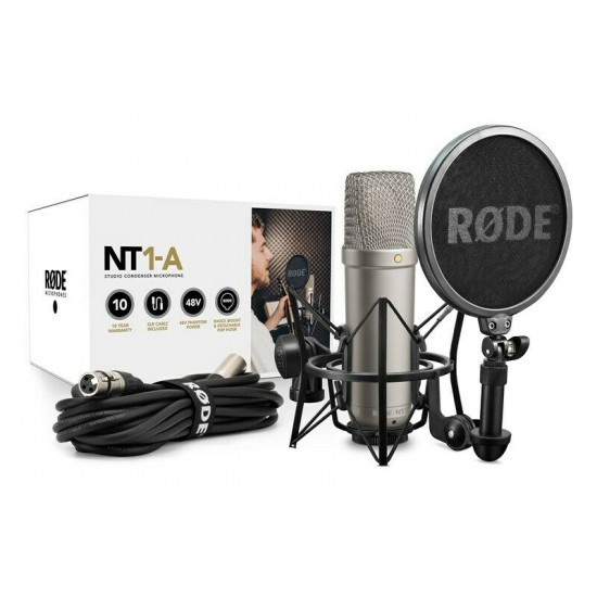 Rode NT1-A Complete Vocal Recording Solution Microphone Rode NT1-A Complete Vocal Recording Solution Microphone