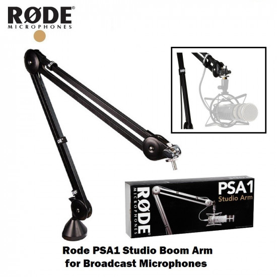 Rode PSA1 Professional Studio Boom Desk Mounted Broadcast Mic Microphone Arm Black (PSA 1) Rode PSA1 Professional Studio Boom Desk Mounted Broadcast Mic Microphone Arm Black (PSA 1)
