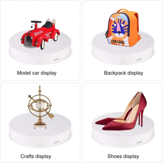 PULUZ Turntable Display Stand Adjusting Speed USB Electric Rotating Video Shooting Props Turntable for Photography (30cm, White) PULUZ Turntable Display Stand Adjusting Speed USB Electric Rotating Video Shooting Props Turntable for Photography (30cm, White)