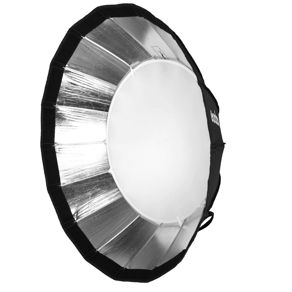 Godox AD-S85S 85cm Deep Parabolic Softbox Inside Silver with Honeycomb Grid Godox Mount Softbox for AD400PRO Flash Godox AD-S85S 85cm Deep Parabolic Softbox Inside Silver with Honeycomb Grid Godox Mount Softbox for AD400PRO Flash
