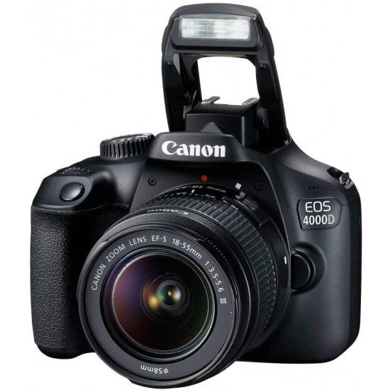 Canon EOS 4000D Body and EF-S 18-55mm III Lens Canon EOS 4000D Body and EF-S 18-55mm III Lens