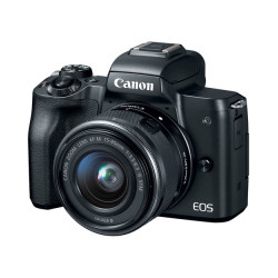  Canon EOS M50 Mirrorless Digital Camera With 15-45mm IS STM Lens 
