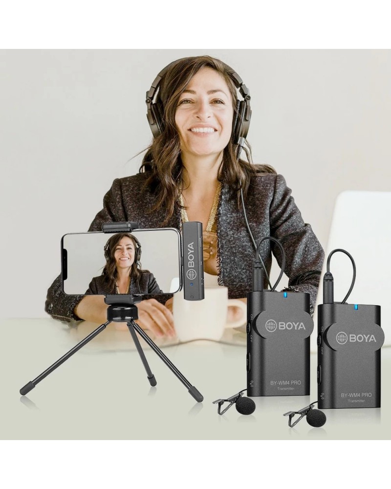 BOYA BY-WM4 PRO-K4 2.4G Wireless Microphone System