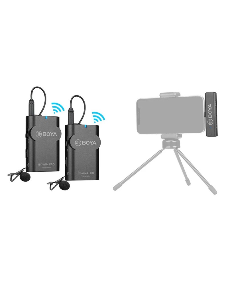 BOYA BY-WM4 PRO-K4 2.4G Wireless Microphone System