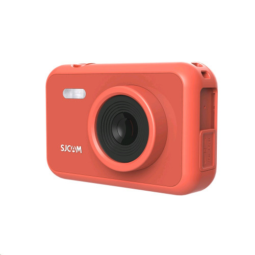 SJCAM Fun Cam 2″ LCD Kids HD Digital Action Camera with in-Built Games for Children and Adult Kids (Red)