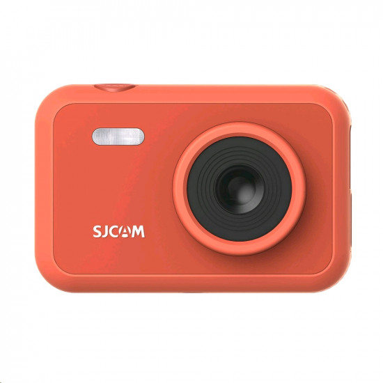 SJCAM Fun Cam 2″ LCD Kids HD Digital Action Camera with in-Built Games for Children and Adult Kids (Red)