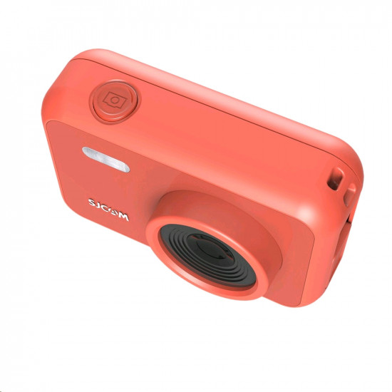 SJCAM Fun Cam 2″ LCD Kids HD Digital Action Camera with in-Built Games for Children and Adult Kids (Red)