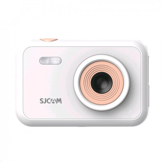 SJCAM Fun Cam 2″ LCD Kids HD Digital Action Camera with in-Built Games for Children and Adult Kids (White)