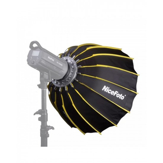 NiceFoto LED-Φ60g Quick Set-up Parabolic Softbox With Grid 60cm NiceFoto LED-Φ60g Quick Set-up Parabolic Softbox With Grid 60cm
