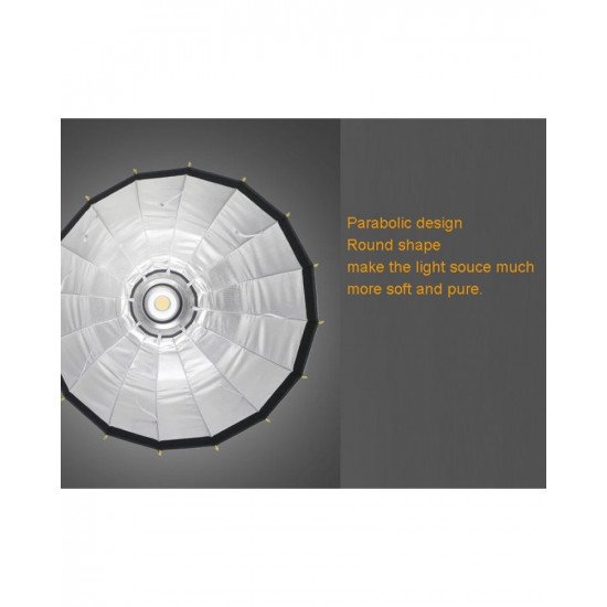 NiceFoto LED-Φ60g Quick Set-up Parabolic Softbox With Grid 60cm NiceFoto LED-Φ60g Quick Set-up Parabolic Softbox With Grid 60cm