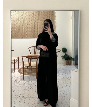 عباية 00153 التميز بخامة كريب ملكي