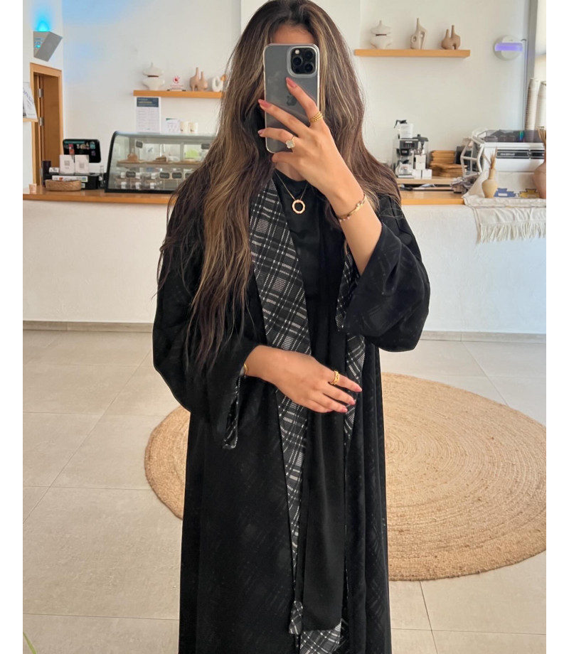 عباية 00255 صيفية دبل فيس 