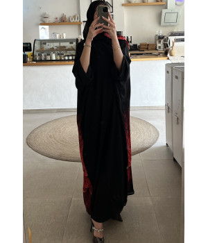 عباية 00276 عباية مذهلة دبل شيفون ياباني صيفية