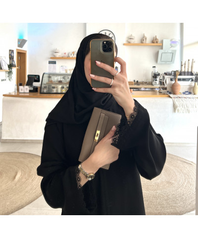 عباية 00308 بكلفة ناعمة بقصة نص كلوش