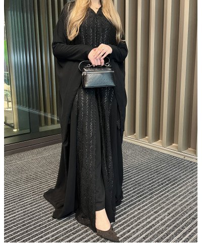 عباية 00435 مناسبات انيقه بخامة دبل شيفون ياباني