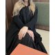 عباية 00435 مناسبات انيقه بخامة دبل شيفون ياباني