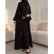 عباية 00442 أنيقة بخامة كريب (ندى) بقصة كم فرنسي عباية 00442 أنيقة بخامة كريب (ندى) بقصة كم فرنسي