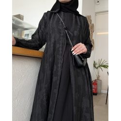 عباية 00458 أنيقة مع دريس داخلي
