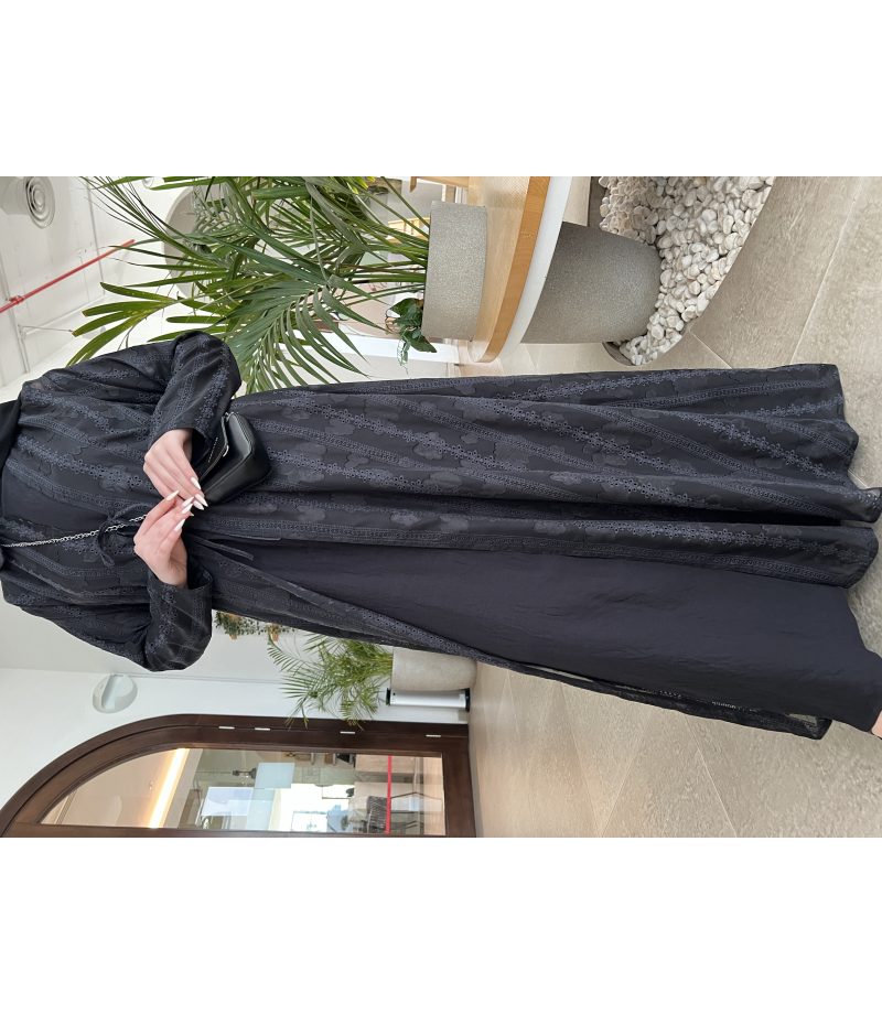 عباية 00458 أنيقة مع دريس داخلي