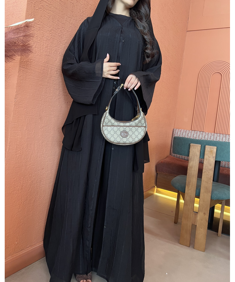عباية 00464 صيفية بخامة عملية مبطنة
