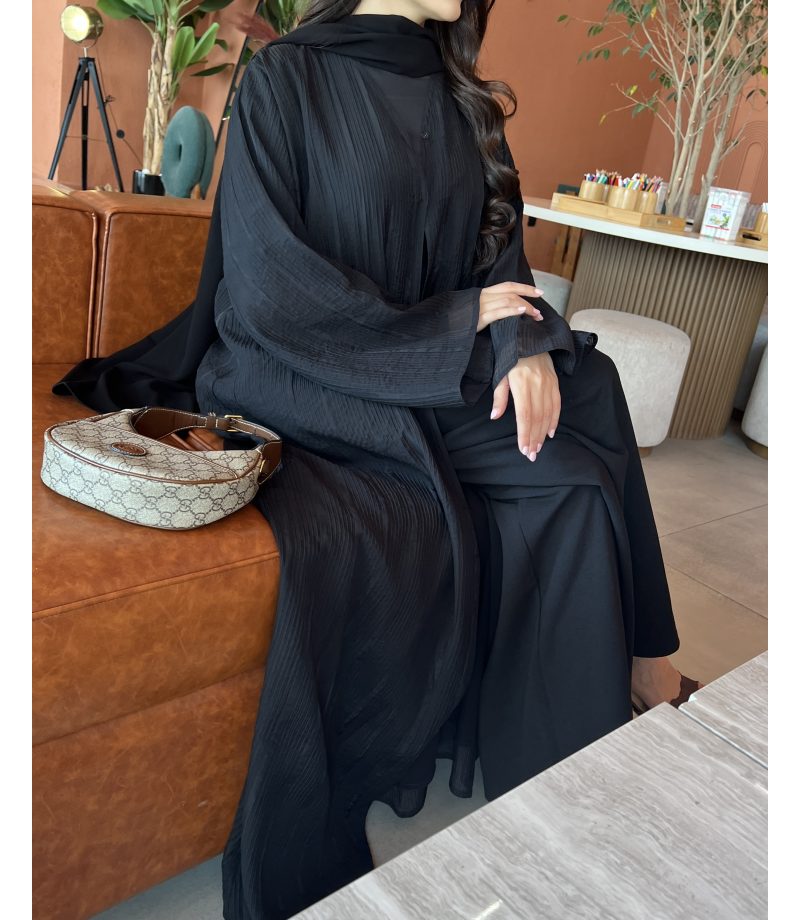 عباية 00464 صيفية بخامة عملية مبطنة