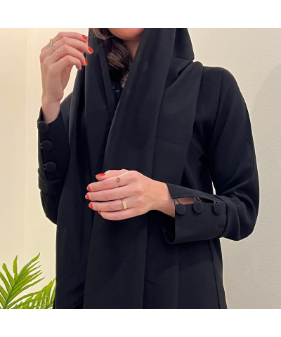 عباية 00047 عباية رسمية وعملية بخامة الكريب الملكي