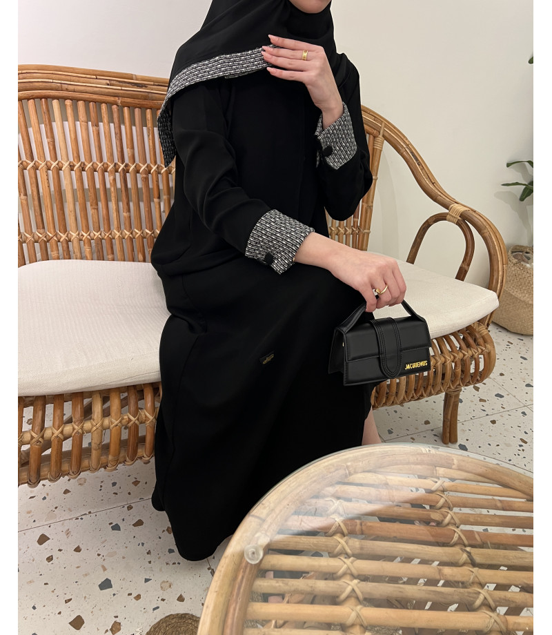 عباية 00153 التميز بخامة كريب ملكي
