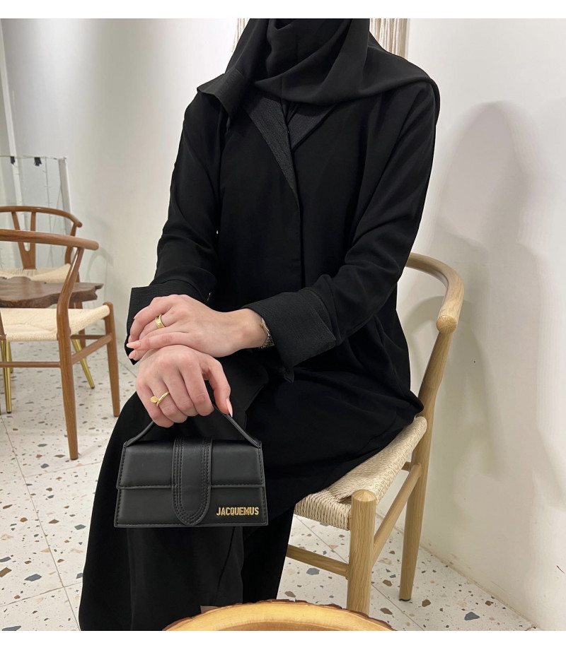 عباية 00157  عباية رسمية وعملية بكم قلاب