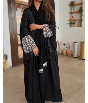 عباية 00261 نص بشت صيفية واسعة عملية وعصرية