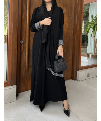 عباية 00284 عباية رسمية ناعمة بكم كبك