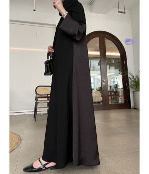 عباية 00382 راقية وعملية بخامة ماتحتاج كوي بعد الغسيل