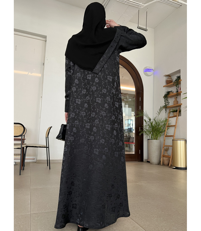 عباية 00385 عملية ورسمية بخامة كريب 