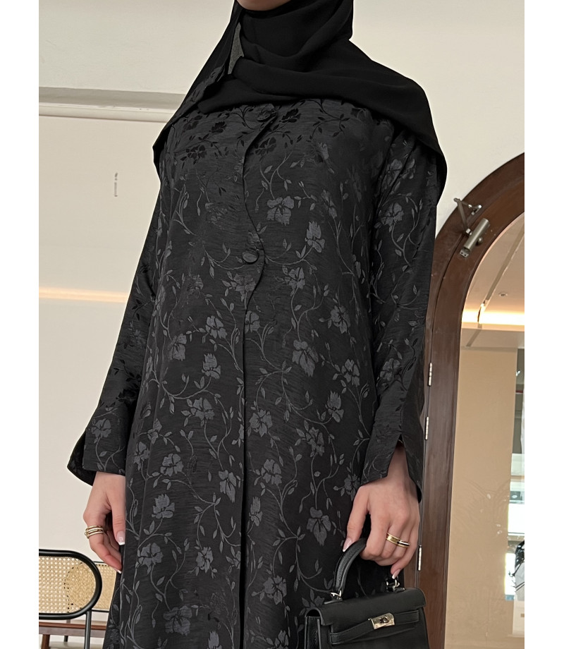 عباية 00385 عملية ورسمية بخامة كريب 