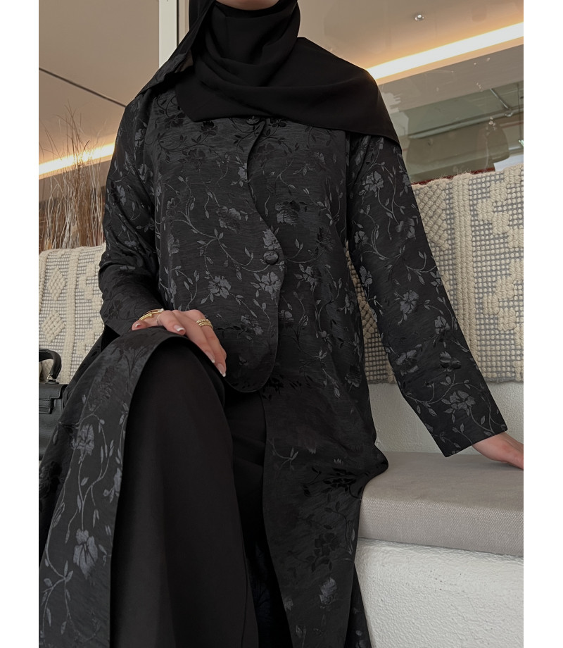 عباية 00400 عملية ورسمية بخامة كريب 