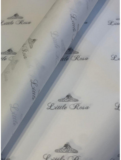 ورق تغليف بشعار ليتل روزا 70x50 cm