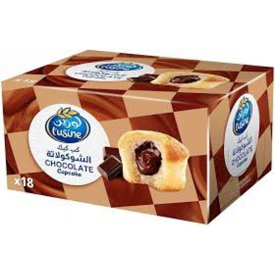 كرتون كاب كيك لوزين 18 حبه
