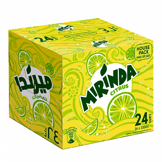 ميرندا حمضيات 320 مل عدد 24 علبة
