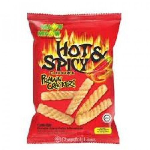 مقرمشات مياو بطعم الجمبري الحار 60 جرام