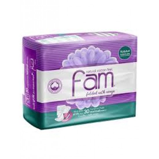 فام فوط صحية بالاجنحة حجم عادي عدد 30