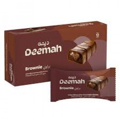 كيك ديمة براوني بالشوكولاتة 40 جرام 12 حبة